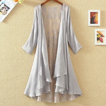 2020 Boho Korean New Kimono Cardigan Women Lace Summer Cardigan Embroidery Cotton and linen Thin Blouse Long Shirt Female Tops
2020 Boho Korean New Kimono Cardigan Women Lace Summer Cardigan Embroidery Cotton and linen Thin Blouse Long Shirt Female Tops
