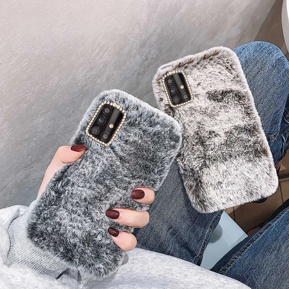 For SamSung A51 Case Plush Rabbit Winter Keep Warm Shiny diamond Silicone shockproof Back Cover For SamSung A51 A515 Phone Case
For SamSung A51 Case Plush Rabbit Winter Keep Warm Shiny diamond Silicone shockproof Back Cover For SamSung A51 A515 Phone Case
