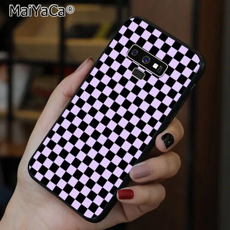 Black and white chess board