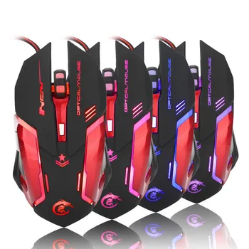 Gaming Mouse USB Wired Optical Game Mouse 3200 DPI Adjustable 6 Buttons With 7 Colors LED Backlight For Gaming Lover
Gaming Mouse USB Wired Optical Game Mouse 3200 DPI Adjustable 6 Buttons With 7 Colors LED Backlight For Gaming Lover