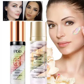 One Step Embellish Plump Tricolor Isolation Cream Makeup Invisible Brighten Cream Base Makeup Pore Pre-milk Concealer Face S3U6
One Step Embellish Plump Tricolor Isolation Cream Makeup Invisible Brighten Cream Base Makeup Pore Pre-milk Concealer Face S3U6