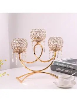 3 Arms Crystal Candlestick Holders,table Candelabras,buffet Cabinet Home Docor X6HD
3 Arms Crystal Candlestick Holders,table Candelabras,buffet Cabinet Home Docor X6HD