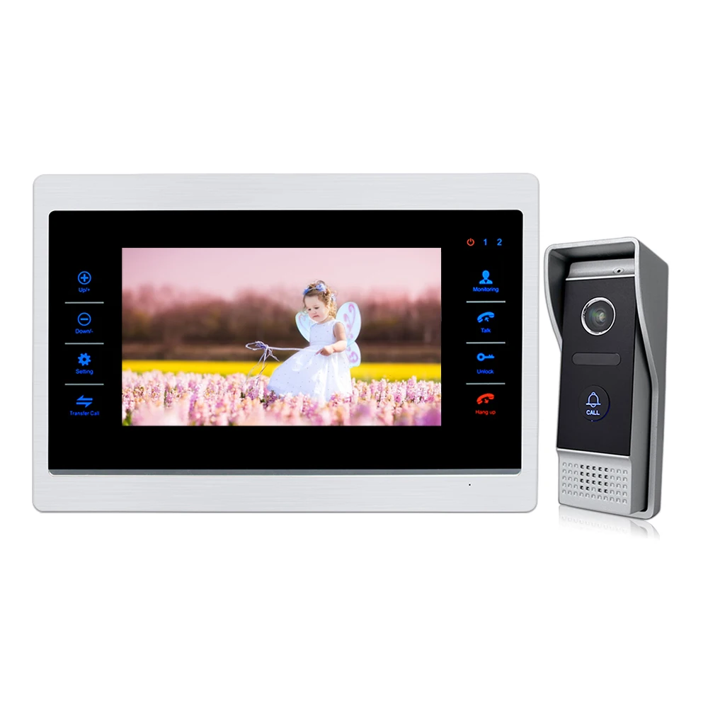 Dragonsview Video Door Phone Doorbell Intercom System 1200TVL Wired Intercom 7 Inch for Home
Dragonsview Video Door Phone Doorbell Intercom System 1200TVL Wired Intercom 7 Inch for Home