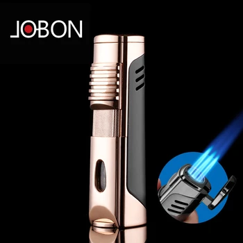 Jobon Metal Windproof One&Triple Torch Gas Window Lighter Butane Gas Jet Lighter Turbo BBQ Cigar Spray Gun Gadgets For Men
Jobon Metal Windproof One&Triple Torch Gas Window Lighter Butane Gas Jet Lighter Turbo BBQ Cigar Spray Gun Gadgets For Men
