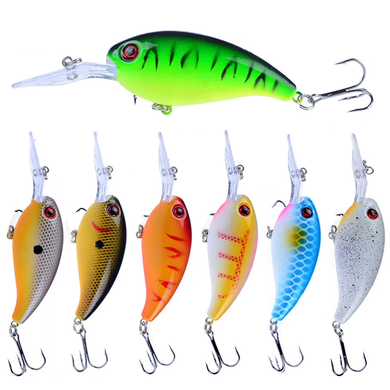 

1Pcs CrankBait Fishing Lures Wobbler 14g 10cm Minnow Isca Artificial hard bait 3D eye Crank Bass Pike swimbait Tackle pesca bait