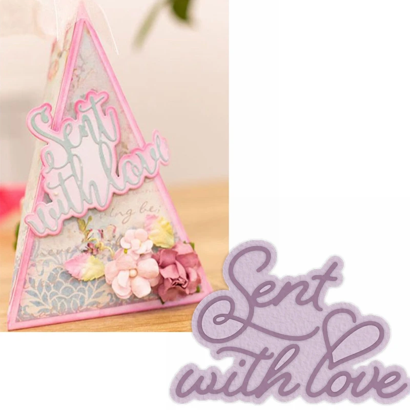 Sent With LOVE Metal Cutting Dies Stencils Sent With LOVE Phrase Die Cuts For Card Making DIY Decoration Crafts Cards
Sent With LOVE Metal Cutting Dies Stencils Sent With LOVE Phrase Die Cuts For Card Making DIY Decoration Crafts Cards