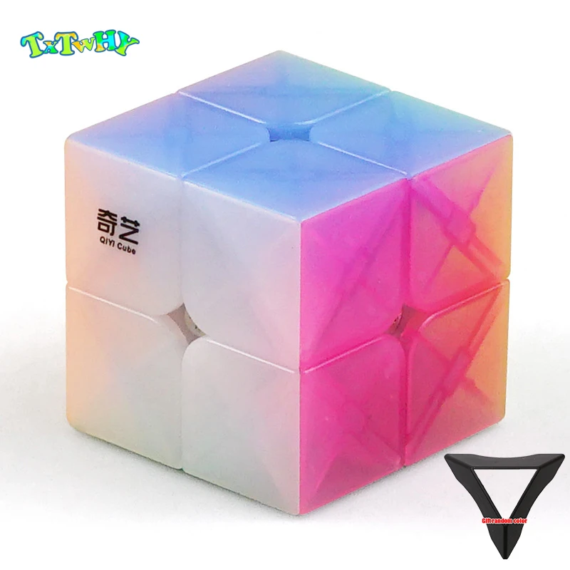 QIYI 2X2X2 Jelly Design Cube Puzzle Magic Cube STICKERless PUZZLE CUBE PROFESSIONAL 2x2 SPEED CUBE Children Educational Toys
QIYI 2X2X2 Jelly Design Cube Puzzle Magic Cube STICKERless PUZZLE CUBE PROFESSIONAL 2x2 SPEED CUBE Children Educational Toys