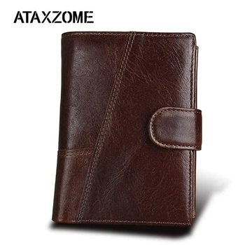 ATAXZOME new natural leather wallet men's retro fashion multi-function wallet coin pocket card package Men's gift W8230
ATAXZOME new natural leather wallet men's retro fashion multi-function wallet coin pocket card package Men's gift W8230
