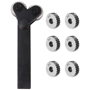 3pcs Pivot Head Knurling Tool Sturdy Premium Durable Knurl Set Lathe Knurling Tool Cutter Wheel Knurling Tool Dual Wheel Knurlin
3pcs Pivot Head Knurling Tool Sturdy Premium Durable Knurl Set Lathe Knurling Tool Cutter Wheel Knurling Tool Dual Wheel Knurlin