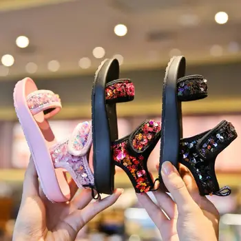 Summer Boys Girls Sandals Kids Shoes Beach Children Sandals Open-Toe Sequins Breathable School Sport Water sandalia For Boy 
Summer Boys Girls Sandals Kids Shoes Beach Children Sandals Open-Toe Sequins Breathable School Sport Water sandalia For Boy