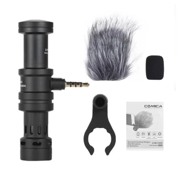 Comica Cvm-Vs08 Professional Cardioid Directional Condenser Video Microphone Full Metal Super Anti-Interference for Huawei Samsu
Comica Cvm-Vs08 Professional Cardioid Directional Condenser Video Microphone Full Metal Super Anti-Interference for Huawei Samsu