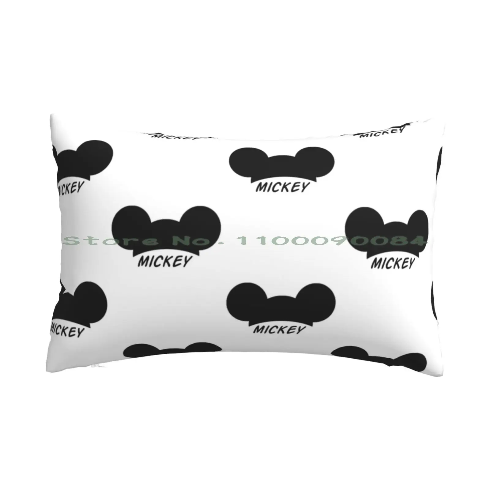 

Mickey Pillow Case 20x30 50*75 Sofa Bedroom Mickey Ears Long Rectangle Pillowcover Home Outdoor Cushion Decor
