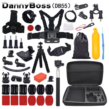 Action Camera Accessories Tripod Monopod Floating bobber Head Wrist Chest Strap Mount for GoPro Hero 7 6 5 Xiaomi Yi 4K Sjcam
Action Camera Accessories Tripod Monopod Floating bobber Head Wrist Chest Strap Mount for GoPro Hero 7 6 5 Xiaomi Yi 4K Sjcam