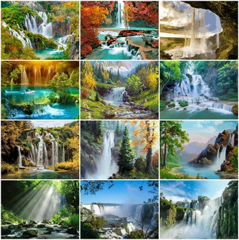 AZQSD Painting By Numbers Waterfall On Canvas DIY 40x50cm Acrylic Paint Coloring By Numbers Natural Landscape Handpainted Gift
AZQSD Painting By Numbers Waterfall On Canvas DIY 40x50cm Acrylic Paint Coloring By Numbers Natural Landscape Handpainted Gift