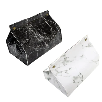 2Pcs PU Leather Paper Container Nordic Style Marble Pattern Tissue Box Home Car Napkin Paper Container Paper Towel Napkin Case P
2Pcs PU Leather Paper Container Nordic Style Marble Pattern Tissue Box Home Car Napkin Paper Container Paper Towel Napkin Case P