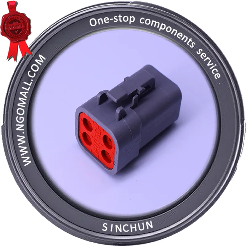 Deutsch Circle Rectangular Connector Housing Connector Terminal Export DTP06-4S
Deutsch Circle Rectangular Connector Housing Connector Terminal Export DTP06-4S