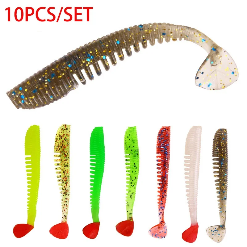 Soft Fishing Lure Worms Tail Bait Soft Bait Fishing Bait Micro Insect Silicone Soft Bait Fishing Tool 10PCS
Soft Fishing Lure Worms Tail Bait Soft Bait Fishing Bait Micro Insect Silicone Soft Bait Fishing Tool 10PCS