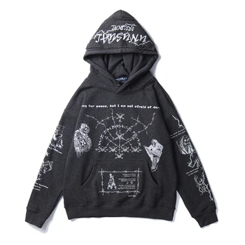 Fleece Hoodies Man/Women Hip Hop Streetwear 2019 Autumn Fashion Vintage Print Pullovers Sweatshirts Front Pocket Hooded Tops
Fleece Hoodies Man/Women Hip Hop Streetwear 2019 Autumn Fashion Vintage Print Pullovers Sweatshirts Front Pocket Hooded Tops