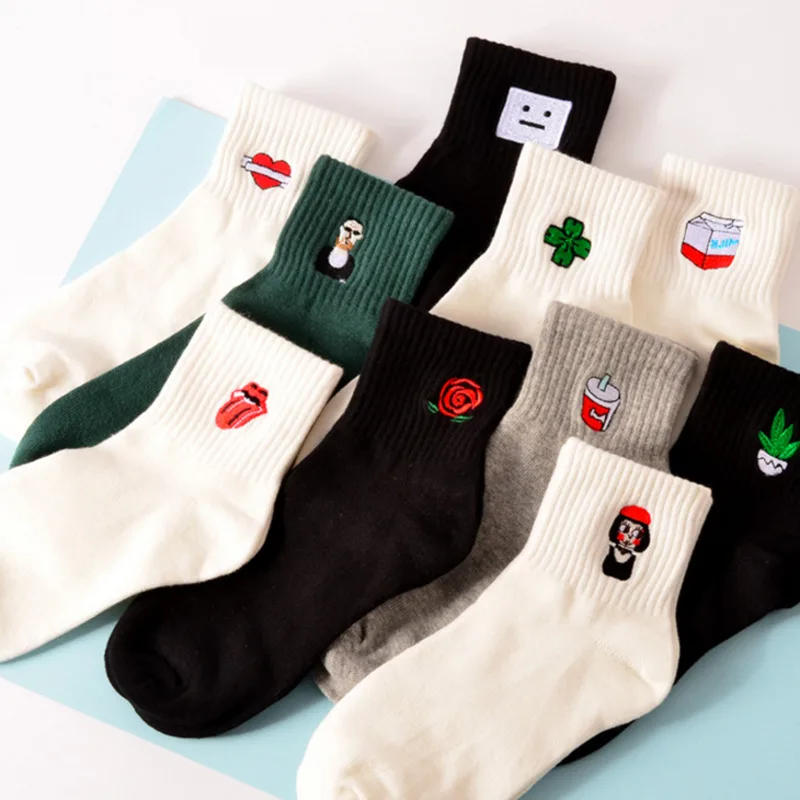 New Harajuku Women's Socks Spring Summer Retro Embroidery Girl Rose Cactus Cotton Funny Socks Factory Dropshipping Contact Us
New Harajuku Women's Socks Spring Summer Retro Embroidery Girl Rose Cactus Cotton Funny Socks Factory Dropshipping Contact Us