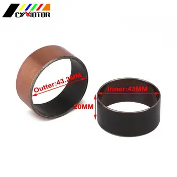 Motorcycle 43mm Front Fork Bushing Shock Absorption Maintenance For HONDA KTM KAWASAKI SUZUKI YAMAHA EXC SX YZF WR GSXR RM KLX
Motorcycle 43mm Front Fork Bushing Shock Absorption Maintenance For HONDA KTM KAWASAKI SUZUKI YAMAHA EXC SX YZF WR GSXR RM KLX
