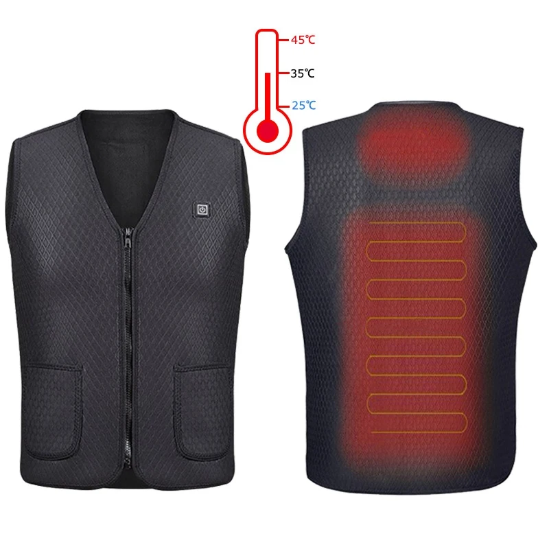 Winter USB Electric Heated Hiking Vest For Men Women Soft Fleece Sleeveless Jackets Outdoor Keep Warm Fishing Skiing Waistcost 
Winter USB Electric Heated Hiking Vest For Men Women Soft Fleece Sleeveless Jackets Outdoor Keep Warm Fishing Skiing Waistcost