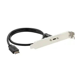 50Cm Usb 3.1 Front Panel Header Type-E To Usb-C Type C Female Connector Extension Wire Cable With Panel Mount Screw
50Cm Usb 3.1 Front Panel Header Type-E To Usb-C Type C Female Connector Extension Wire Cable With Panel Mount Screw
