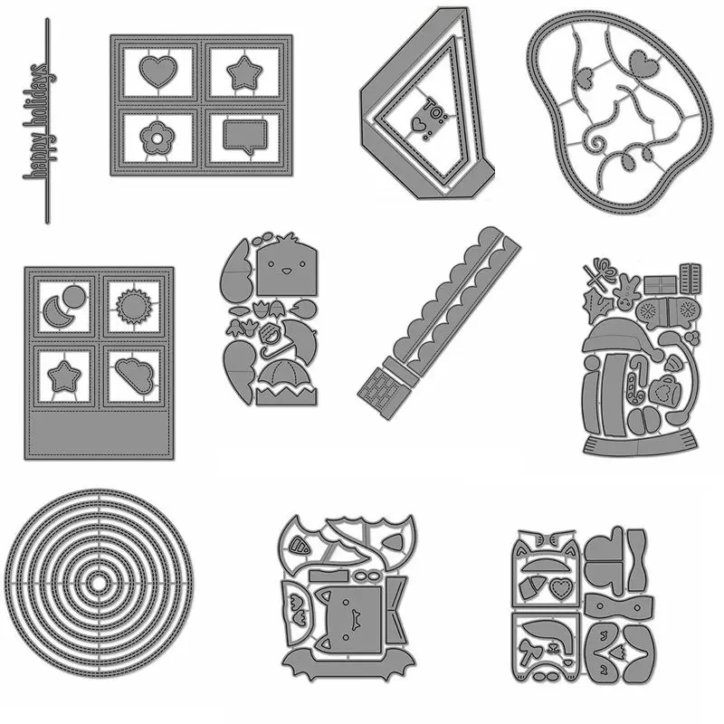 Twinkle Star Heart Mixed Frame Concentric Circles Shape Metal Cutting Dies For DIY Craft Card Making Scrapbooking Embossing Die
Twinkle Star Heart Mixed Frame Concentric Circles Shape Metal Cutting Dies For DIY Craft Card Making Scrapbooking Embossing Die