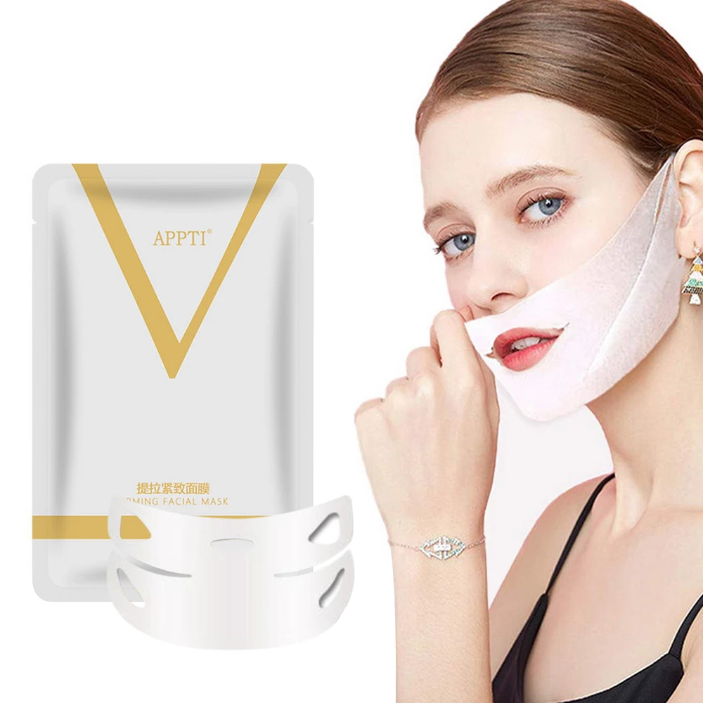 V Face Shape Tension Firming Double Mask Paper Face Slimming Chin Eliminate Edema Lifting Firming Masseter Face Care Tool
V Face Shape Tension Firming Double Mask Paper Face Slimming Chin Eliminate Edema Lifting Firming Masseter Face Care Tool