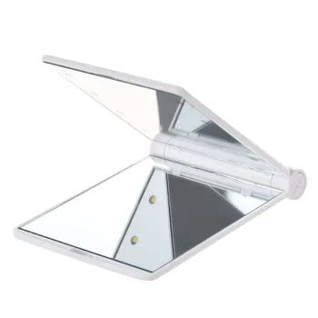 LED Pocket Handbag Compact makeup mirror foldable with lights cosmetic handheld - White
LED Pocket Handbag Compact makeup mirror foldable with lights cosmetic handheld - White