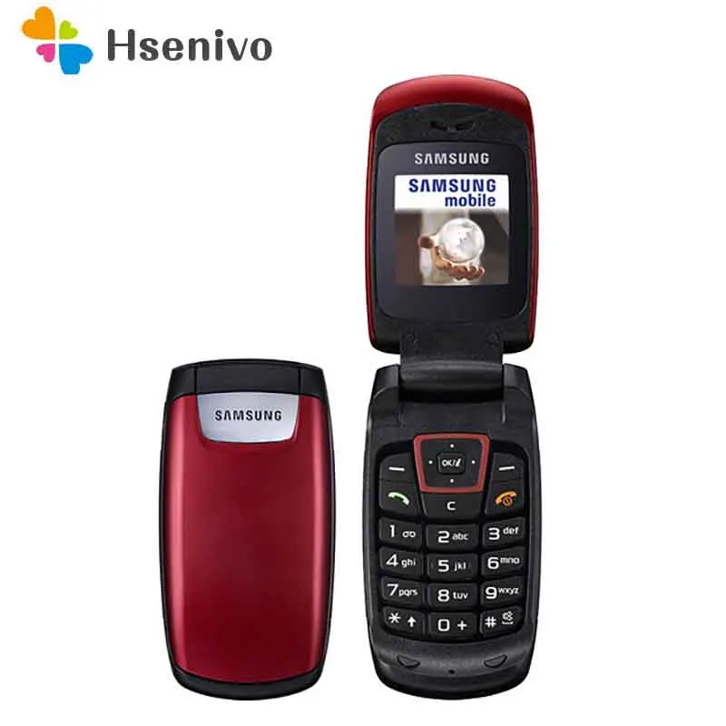 Samsung C260 Refurbished-Original Unlocked Flip Mobile phone 1.5 inch' No Camera Loudspeaker Cell Phone | Мобильные телефоны и