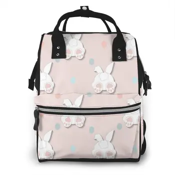Cute Rabbit Foot And Tail Nappy Backpack Mummy Bag Large Capacity Mom Baby Multi-function Waterproof Outdoor Travel Diaper Bags
Cute Rabbit Foot And Tail Nappy Backpack Mummy Bag Large Capacity Mom Baby Multi-function Waterproof Outdoor Travel Diaper Bags