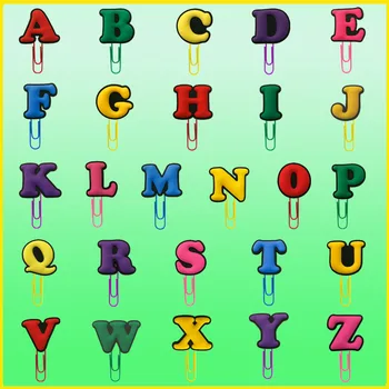 50Pcs Hot Cartoon 26 Color Letter Bookmarks Paper Clips for School Teacher Office Supplies DIY Decoration For Kids Gifts
50Pcs Hot Cartoon 26 Color Letter Bookmarks Paper Clips for School Teacher Office Supplies DIY Decoration For Kids Gifts