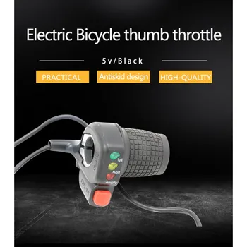 Ebike Throttle Electric Bike Accessories Hall Twist Throttle Battery Power Speed display 3 level Part Ebicycle throttle black 5V
Ebike Throttle Electric Bike Accessories Hall Twist Throttle Battery Power Speed display 3 level Part Ebicycle throttle black 5V