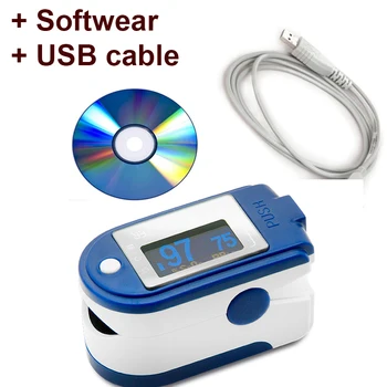 CMS50D Plus CE FDA Fingertip Pulse Oximeter SPO2 USB cable PC Software OLED Display 24 Hours Record Pulse Rate Alarm Monitor
CMS50D Plus CE FDA Fingertip Pulse Oximeter SPO2 USB cable PC Software OLED Display 24 Hours Record Pulse Rate Alarm Monitor