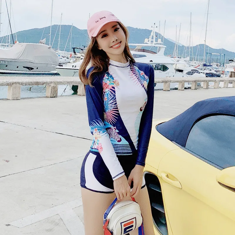 Swimsuits Women Summer 2019 Rash Guard Swimsuit Swim Suits Surfing Girls Breasts Sports Long Sleeve Solid Spandex
Swimsuits Women Summer 2019 Rash Guard Swimsuit Swim Suits Surfing Girls Breasts Sports Long Sleeve Solid Spandex