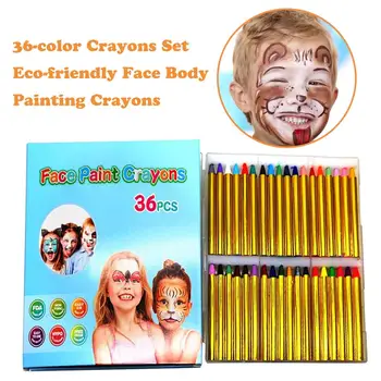 36 Color Non-Toxic Wax Crayons Set Creative Graffiti Pens Pastel Pens Eco-friendly Face Body Painting Crayons Kids Art Supplies
36 Color Non-Toxic Wax Crayons Set Creative Graffiti Pens Pastel Pens Eco-friendly Face Body Painting Crayons Kids Art Supplies