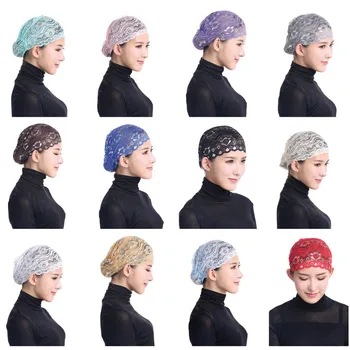 Women Muslim Stretch Lace Turban Hat Chemo Cap Hair Loss Head Scarf Wrap Cap
Women Muslim Stretch Lace Turban Hat Chemo Cap Hair Loss Head Scarf Wrap Cap