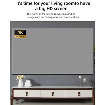 For Travel Home Theater 60 inch High Brightness Reflective Projector Screen Fabric Cloth Screen Polyester Outdoor Movie Screen
For Travel Home Theater 60 inch High Brightness Reflective Projector Screen Fabric Cloth Screen Polyester Outdoor Movie Screen