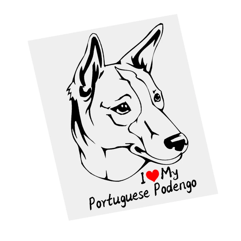 S61228 # Portuguese Podengo Dog Black Transparent Car Sticker Vinyl Decal Waterproof Decors for Motorcycle Bumper Laptop
S61228 # Portuguese Podengo Dog Black Transparent Car Sticker Vinyl Decal Waterproof Decors for Motorcycle Bumper Laptop