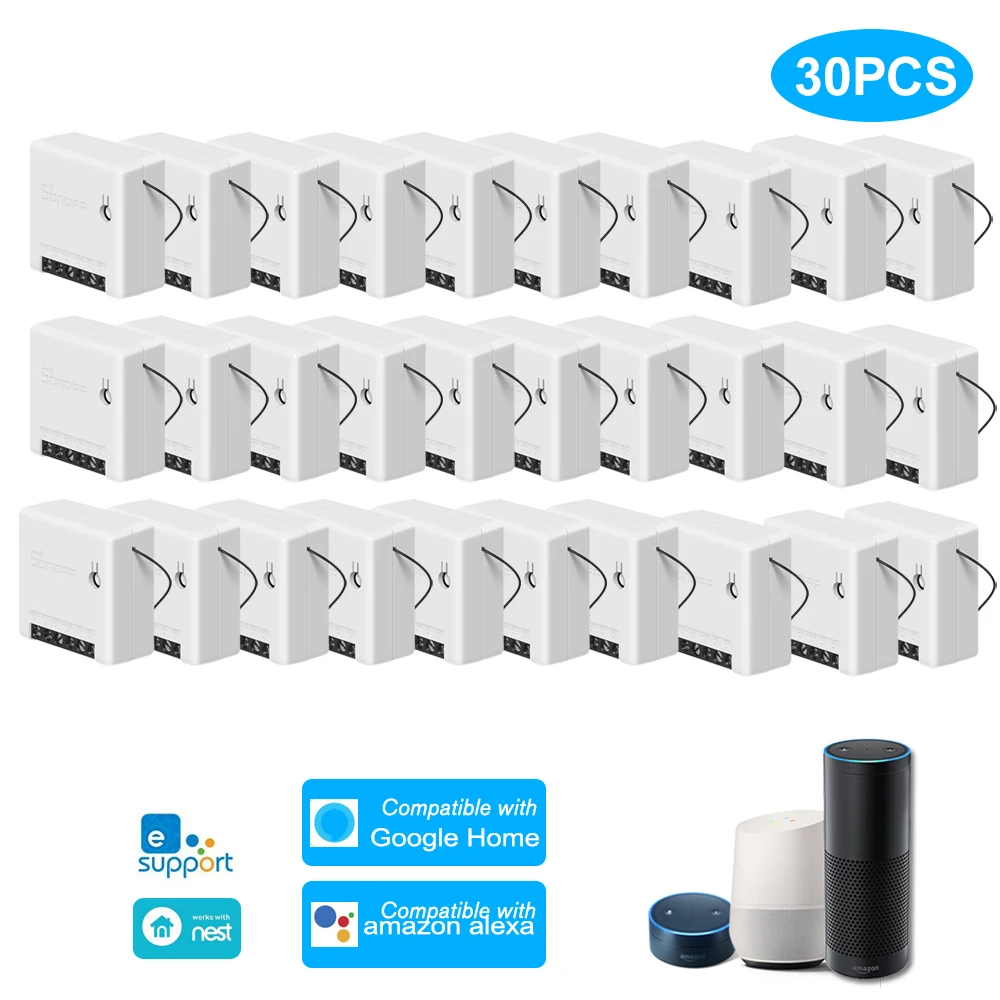 SONOFF MINI Wifi Switch DIY Wireless Remote Domotica Light Smart Home Automation Relay Module Controller Work with Alexa
SONOFF MINI Wifi Switch DIY Wireless Remote Domotica Light Smart Home Automation Relay Module Controller Work with Alexa