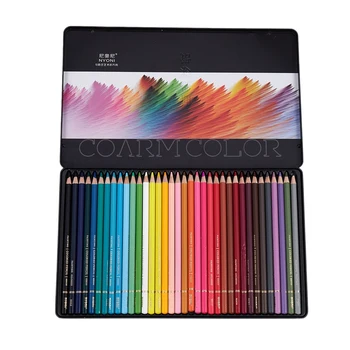 NYONI Oil Colored Pencil Wood Graffiti Iron Box 36 Colors Fill Pen Advanced Colored Lead Painting Sketch School Supplies 
NYONI Oil Colored Pencil Wood Graffiti Iron Box 36 Colors Fill Pen Advanced Colored Lead Painting Sketch School Supplies