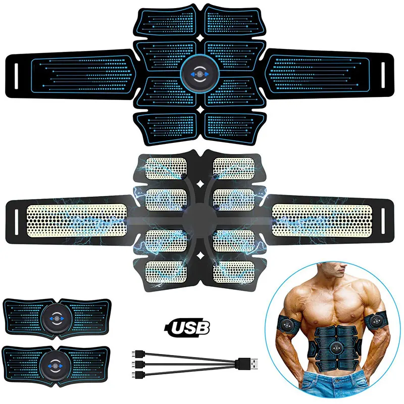 EMS Abdominal Hip Trainer Muscle Stimulator Intelligent Trainer Total Abs Fitness Equipment Training At Home USB Charged Gym
EMS Abdominal Hip Trainer Muscle Stimulator Intelligent Trainer Total Abs Fitness Equipment Training At Home USB Charged Gym