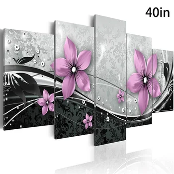 5Pcs In 1 Set Modern Flower Canvas Painting Wall Art Home Decor Picture Decor Great Gift For Friends
5Pcs In 1 Set Modern Flower Canvas Painting Wall Art Home Decor Picture Decor Great Gift For Friends