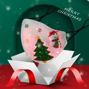 Christmas Masks Adults Led Luminous Mask Glowing Mask Christmas Glowing Mask Fiber Light Colorful Loop Face Mask Fashion Masque
Christmas Masks Adults Led Luminous Mask Glowing Mask Christmas Glowing Mask Fiber Light Colorful Loop Face Mask Fashion Masque