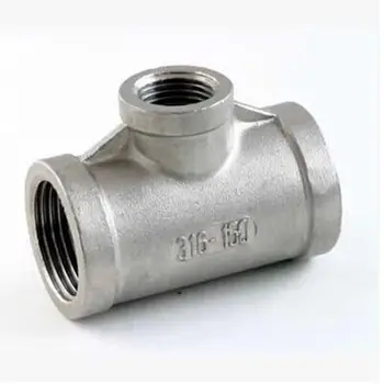 1" to 1/2" to 1'' BSP Female Thread 304 Stainless Steel Reducing Tee Type 3 Way Pipe Fitting Connector for Tube Connection
1" to 1/2" to 1'' BSP Female Thread 304 Stainless Steel Reducing Tee Type 3 Way Pipe Fitting Connector for Tube Connection
