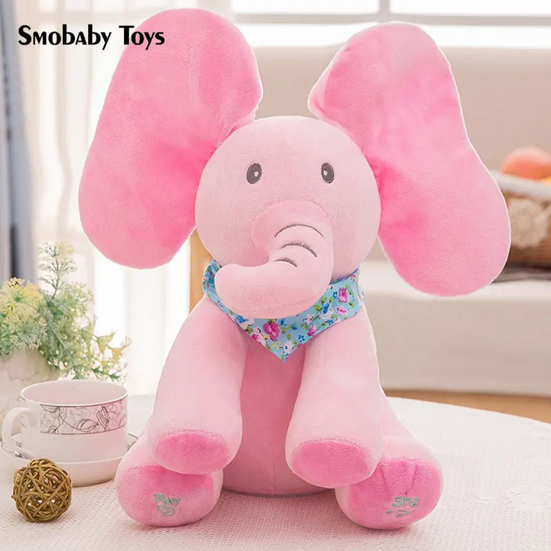 1pcs pink hide and seek elephant plush doll smart elephant dog electric baby plush doll for Baby interactive comfort toys 35cm
1pcs pink hide and seek elephant plush doll smart elephant dog electric baby plush doll for Baby interactive comfort toys 35cm