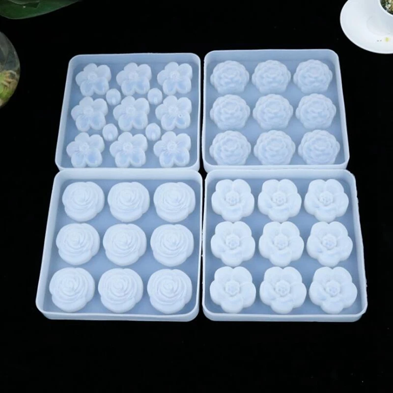 1PCS 3D Flower Transparent Silicone Mold DIY handmade jewelry making flower-shaped biscuit cake
1PCS 3D Flower Transparent Silicone Mold DIY handmade jewelry making flower-shaped biscuit cake