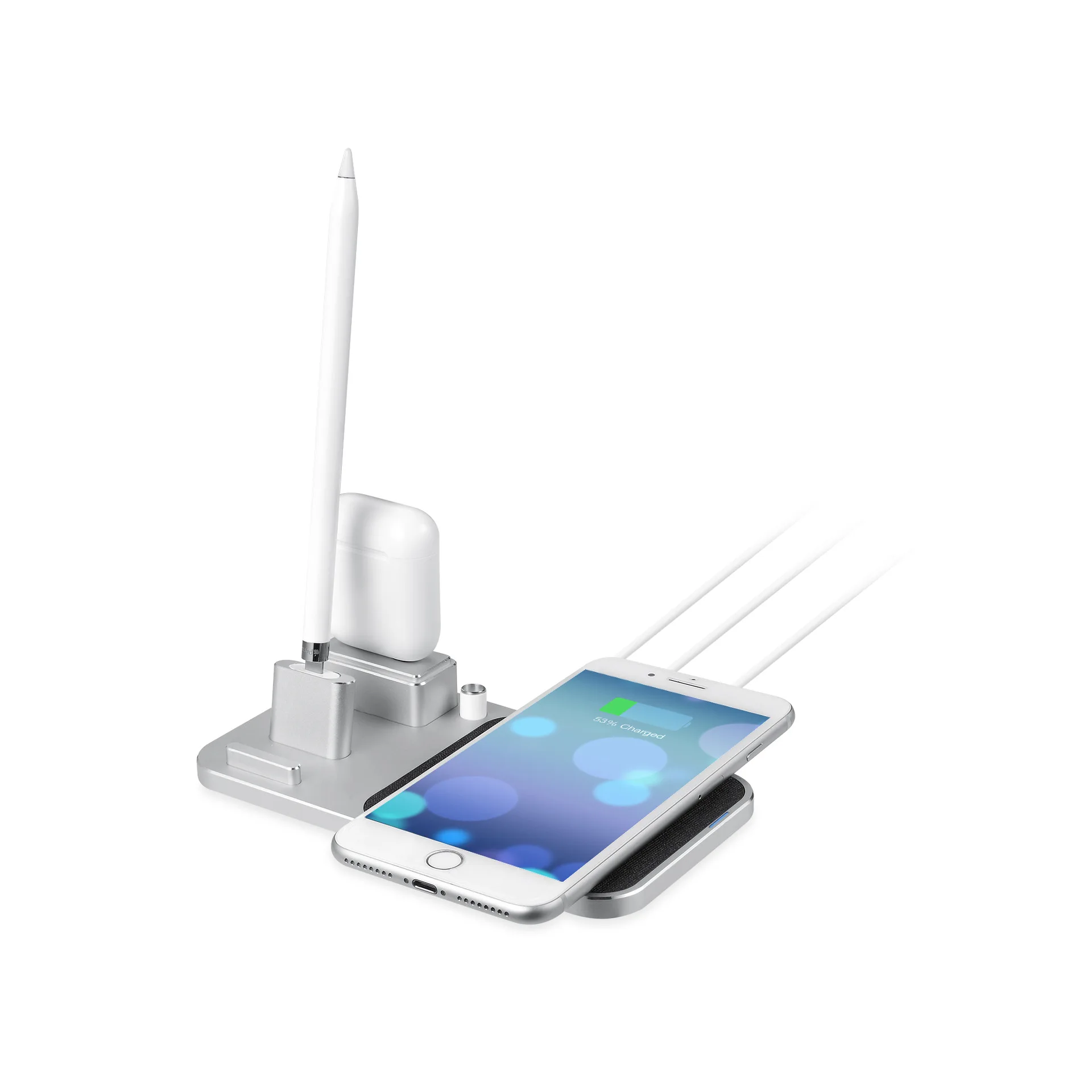Wireless Fast-Charging 4-in-1 Holder 7.5W10W Suitable for iPhone X/8/8 P Suitable for SAMSUNG S9 Illicit Model Currently Availab
Wireless Fast-Charging 4-in-1 Holder 7.5W10W Suitable for iPhone X/8/8 P Suitable for SAMSUNG S9 Illicit Model Currently Availab