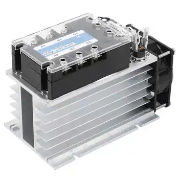 Solid State Relay 3-Phase SSR Module Aluminum Alloy 303238-60Z 60A 30-480VAC Solid State Relay Module
Solid State Relay 3-Phase SSR Module Aluminum Alloy 303238-60Z 60A 30-480VAC Solid State Relay Module