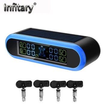 Infitary Solar Energy TPMS LCD Display Car Wireless Tire Tyre Pressure Monitoring System 4 internal Sensors For 4 wheels Cars
Infitary Solar Energy TPMS LCD Display Car Wireless Tire Tyre Pressure Monitoring System 4 internal Sensors For 4 wheels Cars